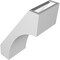 Ekena Millwork 5-in. W x 8-in. D x 12-in. H Westlake Architectural Grade PVC Knee Brace BRCP05X08X12WTL - alternate 2